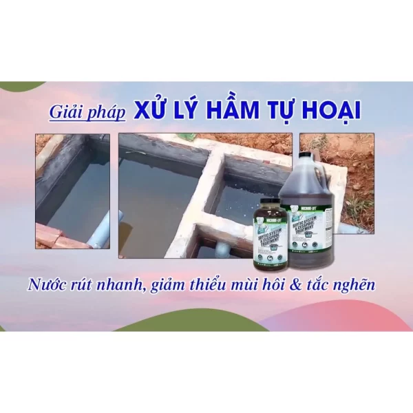 Xử Lý Hầm Tự Hoại Vi Sinh Microbe-Lift Septic & Cesspool Treatment