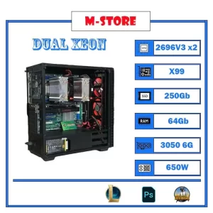 Bộ PC WORKSTATION DUAL XEON E5 2696v3 2X