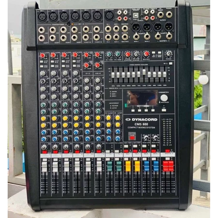Mixer Dynacord CMS600 (Hàng nhập khẩu loại 1, Mixer Analog, 8 Kênh, USB, Bảo Hành 12 Tháng)