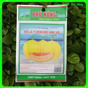 Hạt Giống Dưa Lê F1 Hồng Kim Long 383 Phú Nông- Gói 10 hạt 0.3g