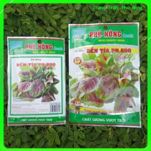 Hạt Giống Rau Dền Tía (Dền Tiều) PN 600 Phú Nông - Gói 20g - 50g - Amaranth Red & Green Leaves