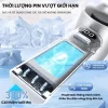 Quạt Cầm Tay Mini Deladep Làm Mát Nhanh Với 120 Mức Gió, Màn Hình LCD Hiển Thị Tốc Độ Gió, Sạc Nhanh - Ảnh 4