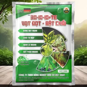 Siêu vọt đọt bật chồi 30-10-10 + TE 100G tăng trưởng cây tốt