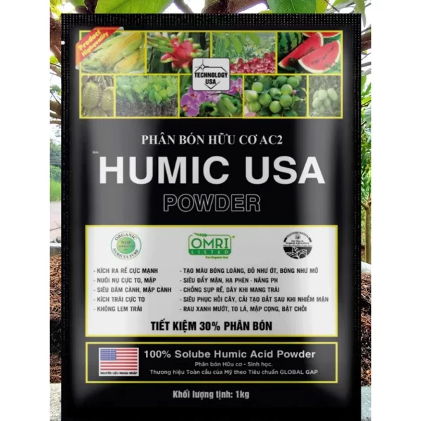 Phân bón HUMIC USA 1kg nhập khẩu Mỹ hàng chính hãng AA87
